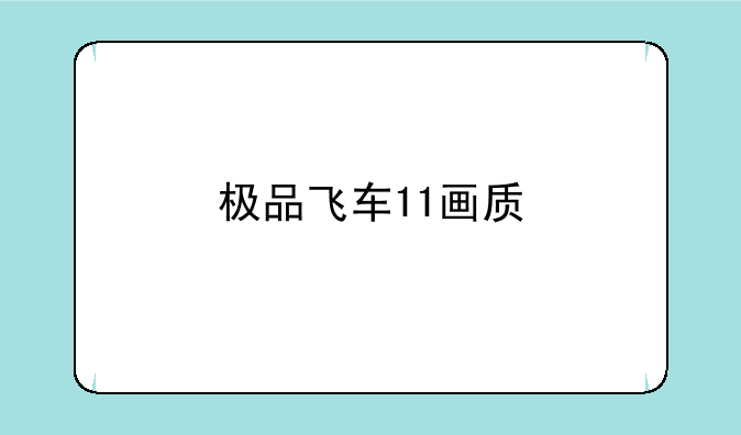 极品飞车11画质