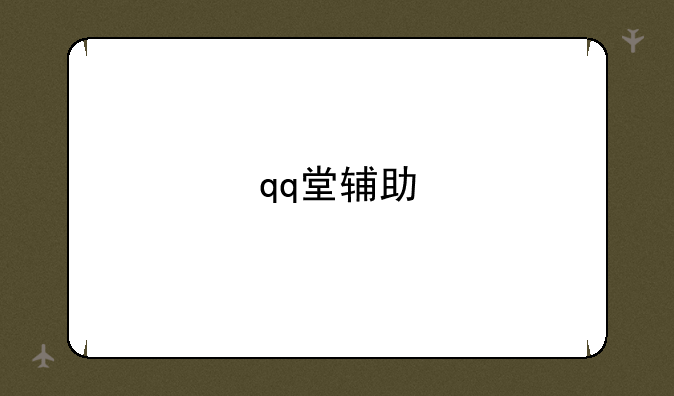 qq堂辅助