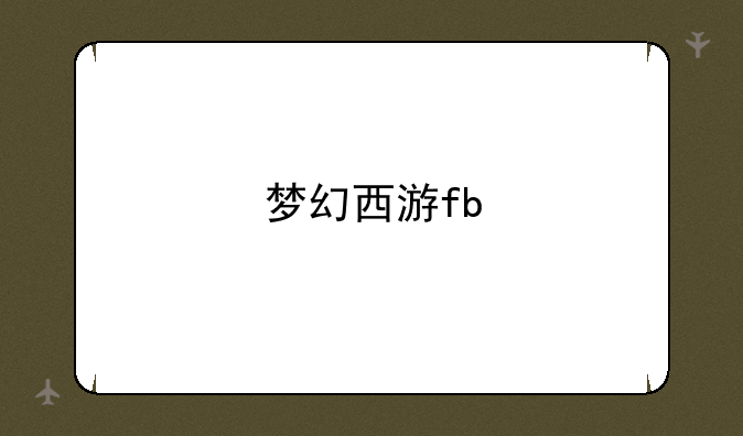 梦幻西游fb